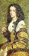 unknow artist woman in a mantilla painting